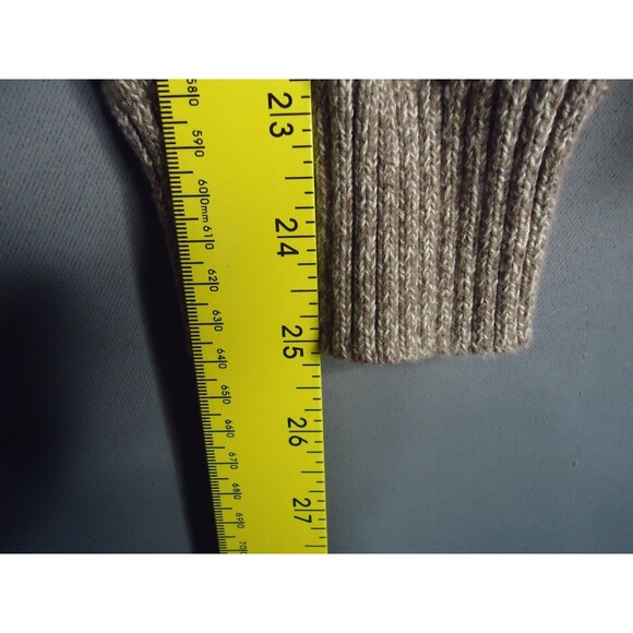 Tricots St Raphael Pullover Sweater Mens XL Brown Quarter Zip Sherpa Collar - Picture 6 of 8